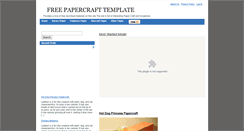 Desktop Screenshot of gundam.papercrafttemplate.com