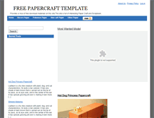 Tablet Screenshot of magazine.papercrafttemplate.com