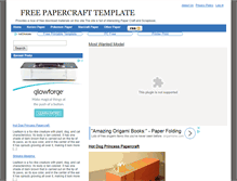 Tablet Screenshot of inspirations.papercrafttemplate.com