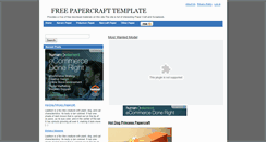 Desktop Screenshot of keroro.papercrafttemplate.com