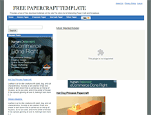 Tablet Screenshot of keroro.papercrafttemplate.com
