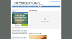 Desktop Screenshot of disney.papercrafttemplate.com