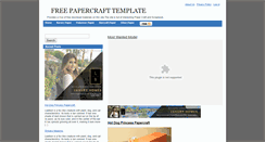 Desktop Screenshot of naruto.papercrafttemplate.com