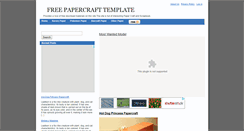 Desktop Screenshot of pikachu.papercrafttemplate.com